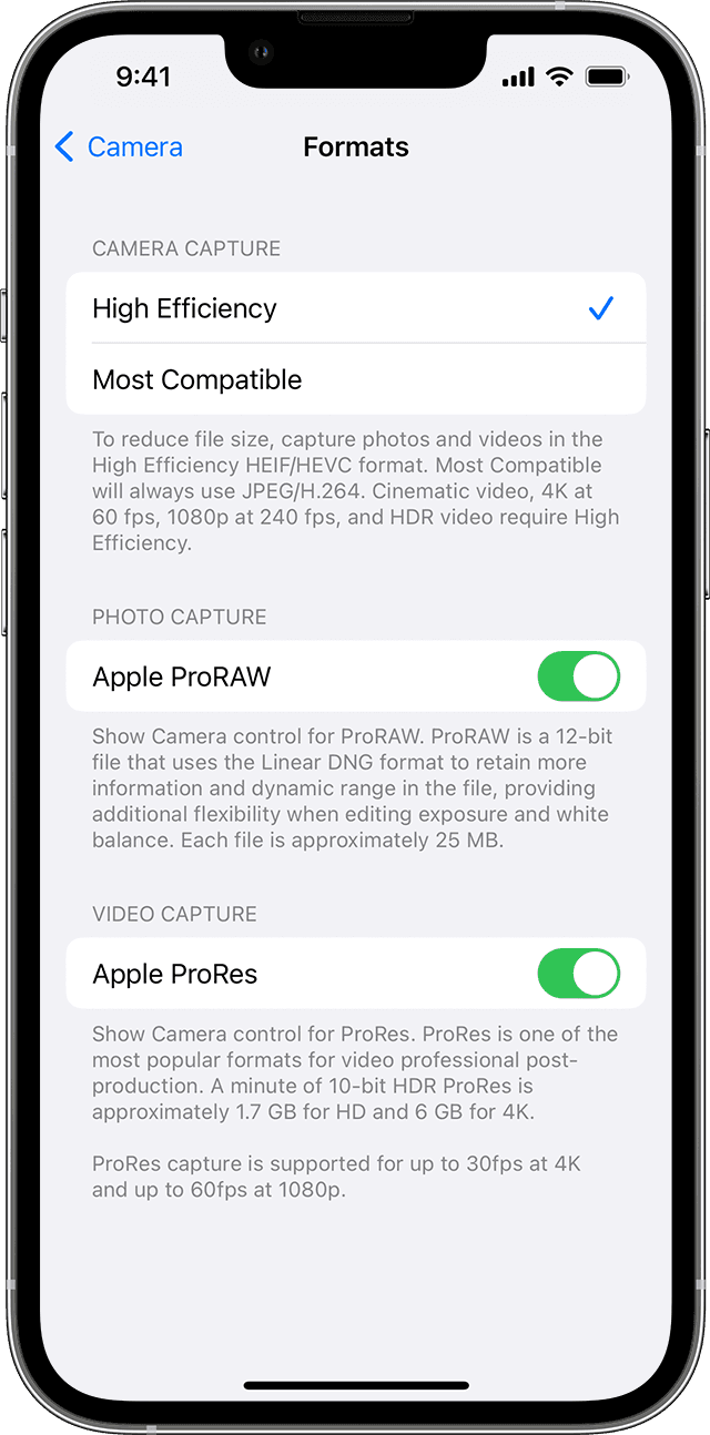 雷波苹果13维修分享如何在 iPhone 13 Pro 机型中拍摄和管理 ProRes 视频 